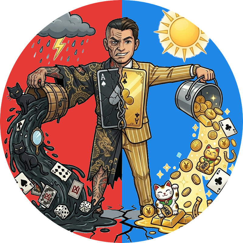 Good Luck Bad Luck — mulligan your hand and burn a random rival's