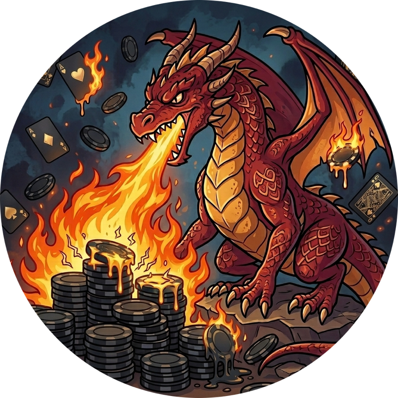 Scorched Earth — burn every chip on the table and fold